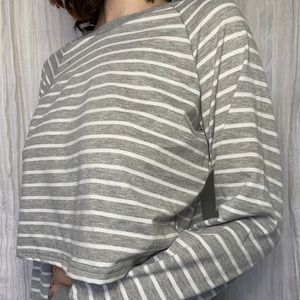 Basic long sleeve crop